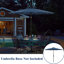 Parasol 9 pi avec lumières DEL-2122559490