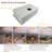 32" L x 19" W Undermount 16 Gauge Stainless Steel Single Bowl Kitchen Sink with Accessories