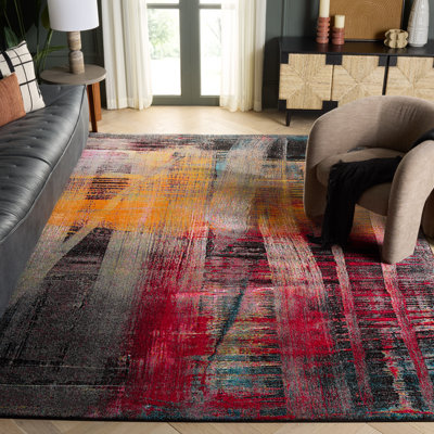 Tapis abstrait Hasseltine Performance