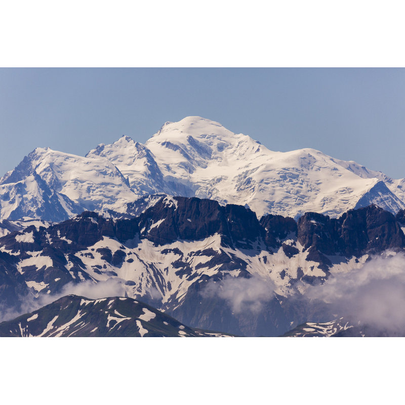 " Mont Blanc Mountain " by Albydetweede, 18" W x 12" H
