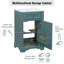 20" Bathroom Single Vanity with Ceramic Top, Soft-Close Cabinet and Rack-1030129749