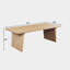 Ensemble de table de salle à manger rectangulaire 79 "avec 8 chaises rembourrées 9 pièces-132440564-132440567-132440571