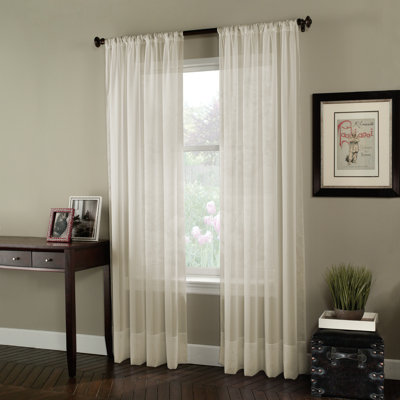 Curtainworks Soho Voile Pole Top