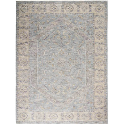 Tapis bleu Casteel