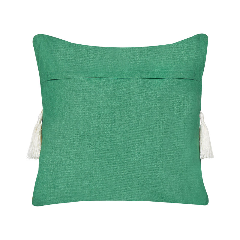 ELETTARIA Green Square Cushion