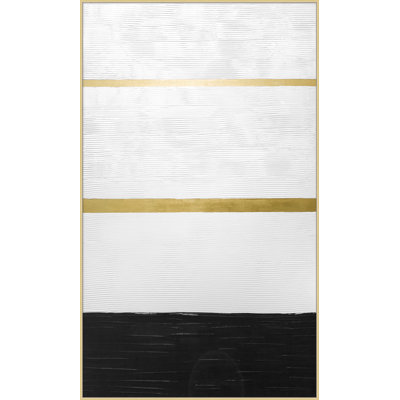 Black And Gold 2 Painting by Thom Filicia