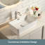 HOROW Neidlinger Ceramic Rectangular Sink with Overflow-706997061
