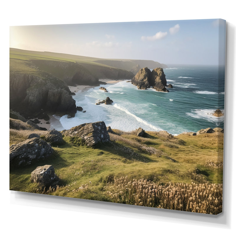 «Coastal Horizons II» sur toile, H 12 po x l 20 po x P 1 po, Toile tendue