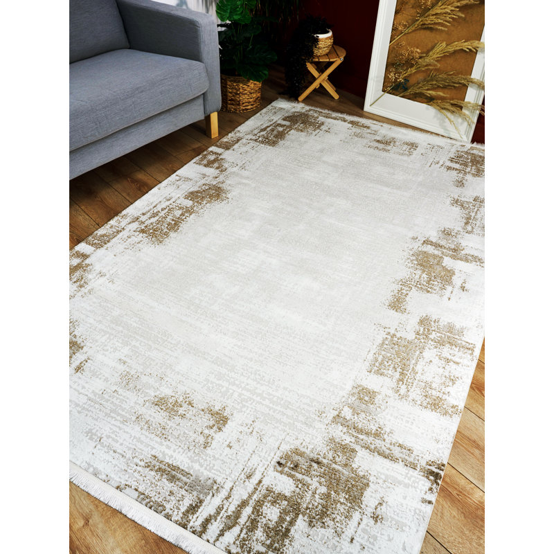 Dayon Abstract Machine Made Indoor / Outdoor Area Rug, Rectangle 2'8" x 4'11"