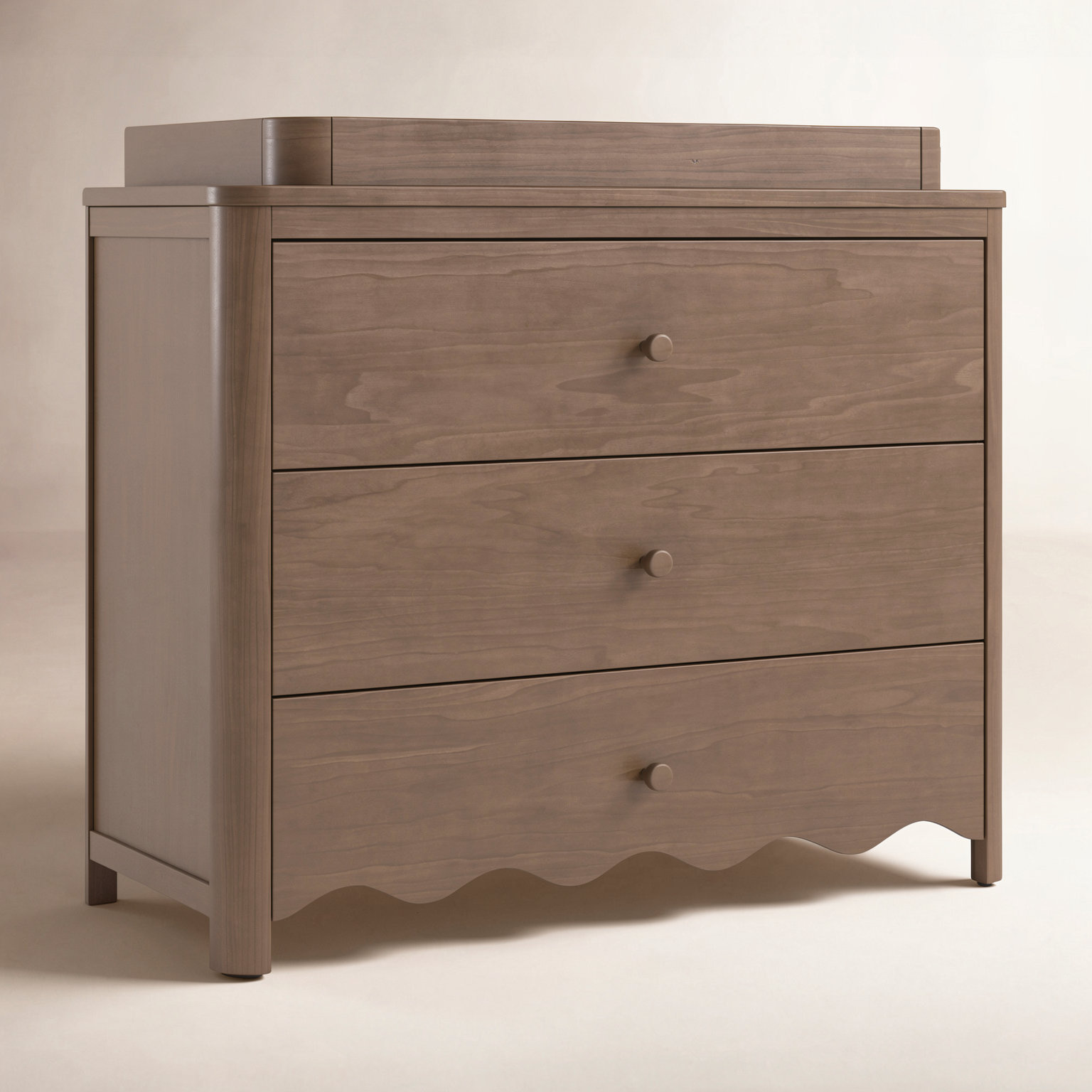 Casablanca 3-Drawer Changing Table Dresser, Hazelnut