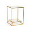 Elgin Glass End Table