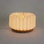 Lampe globe en bois Devontray