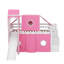 Lit mezzanine simple avec tente et tour