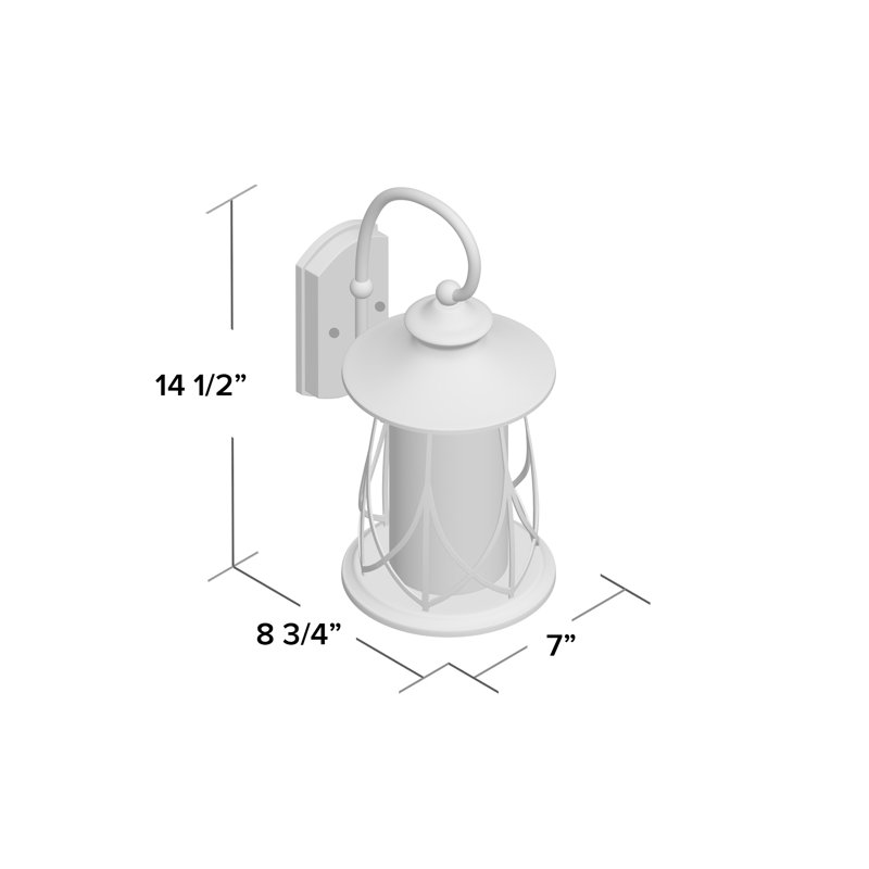 Jaeden Aluminum Wall Light, Black
