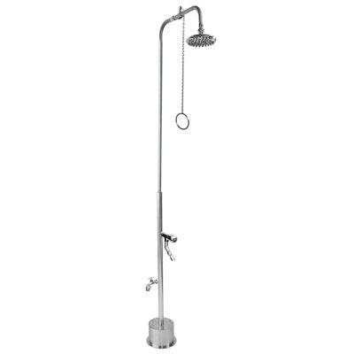 Pull Chain Freestanding Outdoor Shower