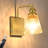 Vintage Rechargeable Armed Sconce with Remote and Bulb, Battery Operated Wall Sconce-378668956
