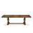 9 Pieces Dining Table Set Includes a Rectangle Table and 8 Black Polyester fabric Dining Chairs, Antique Walnut-299601128-289307140