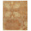 Brocade Floral Area Rug in Gold