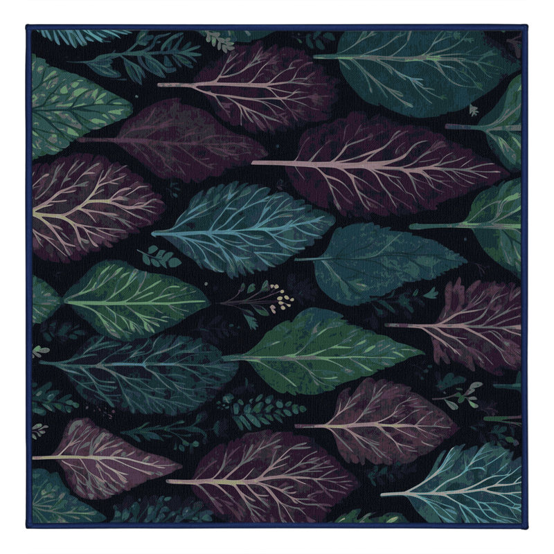 Moonlit Sprigs Rug, Square 7'