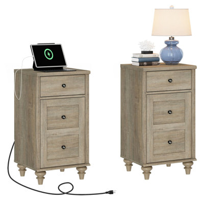 Scarlett Solid Wood End Table