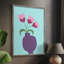 «Modern Blooms I», reproduction encadrée - bois massif-135356665