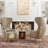 Flaxville Tufted Wingback Chair (Set of 2)-120610669