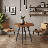 Round Metal Base Dining Table-330027902
