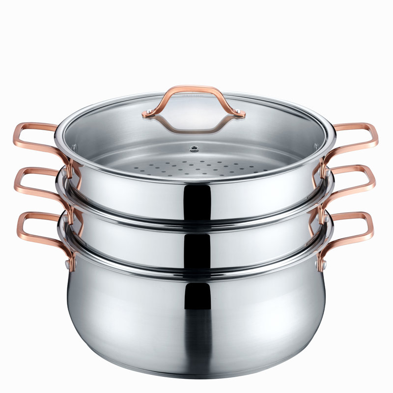 Batterie de cuisine en acier inoxydable Concord, 34 pte.