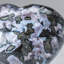 Genuine Polished Indigo Gabbro Heart (0.88 Lbs)