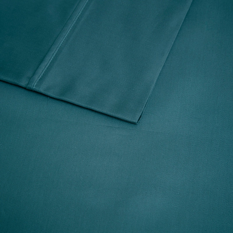 Ensemble de draps 4 pièces, Double, Sarcelle