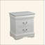 Retro Wood Nightstand With 2 Drawers-634404621