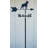 68'' H Metal Animals Weathervane