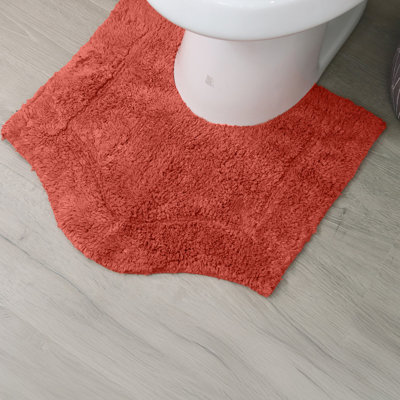Waterford Collection 100% Cotton Contour Rug / U-Shaped Rug with Spray Latex Backing