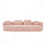 Canapé modulaire modulaire de 137,8 po sans os rembourré pour le salon-130191741-130191737