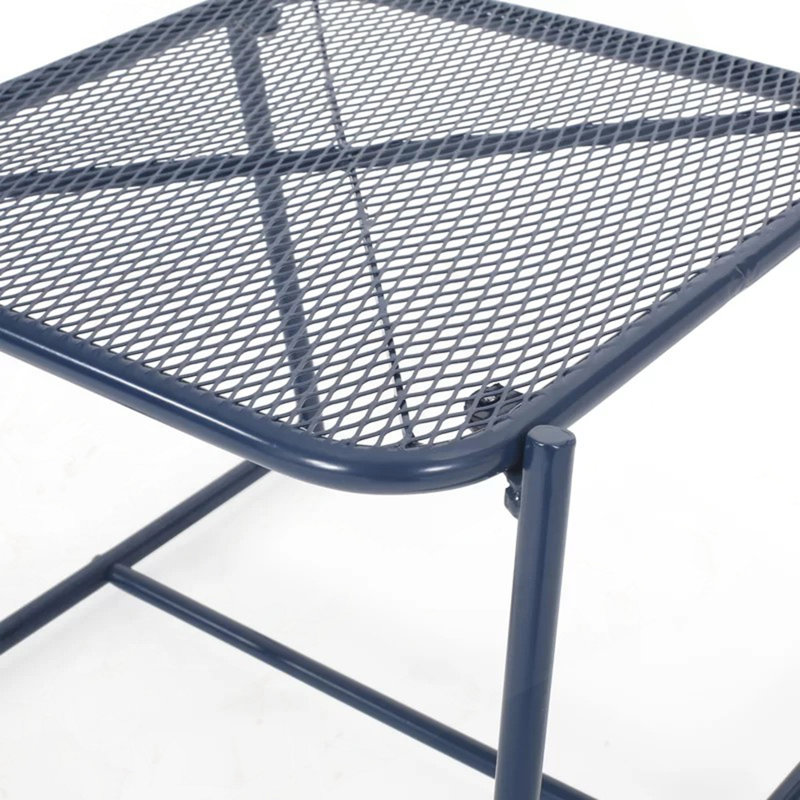Table d'appoint d'extérieur pour patio, Marine, H 13,25 po x l 18 po x P 19,5 po