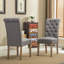 Chaise parsons capitonnée en bois massif-114326715