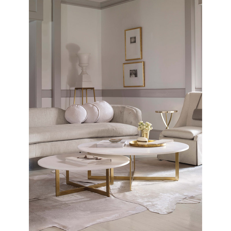 Windsor Smith Stone Cocktail Table, 12.75" H x 36" L x 36" W