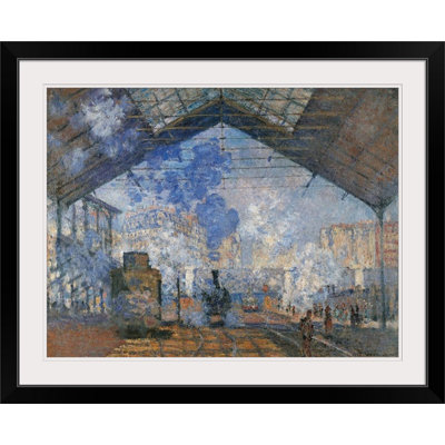 Claude " Saint Lazare Station, 1877. Musee D " by Claude Monet Print