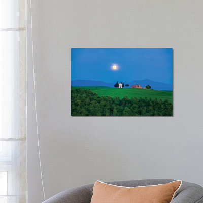 Moon Over Vitaleta, Tuscany, Italy by Mary Cassatt - 1 Piece Wrapped Canvas Wall Art