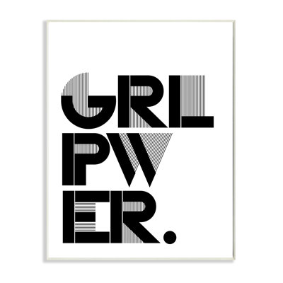 Girl Power Canvas Wall Art by House of Lulu