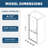 1 3/8" Adjustment,Universal Pivot Shower Door, Open Outside, With 1/4" Tempered Glass And Polished Chrome Finish-123810705