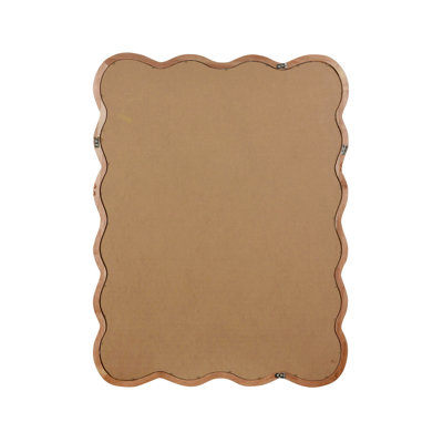 Miroir décoratif en bois naturel 30 po x 40 po