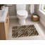 Tapis de toilette rectangulaire absorbant et antidérapant Lush Cracks
