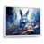 White Floater Framed