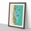 Aerial View of Boats in Abstract - Picture Frame Graphic Art Print-55683145-55683149