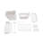 Plastic Rolling Laundry Basket with Handles-1647526361