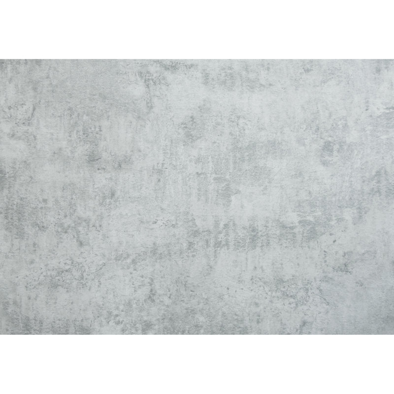 Table basse rectangulaire grise avec verre trempé, stratifié durable, idéale pour le salon