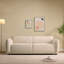 Round Arm 3-Seater Modern Upholstered Sofa,Living Rooms,Bedrooms,Apartment Office