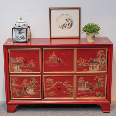 Chinese-style retro minimalist high-end sideboard