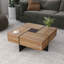 Table basse au design unique avec 4 compartiments de rangement cachés-714830137